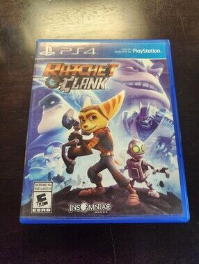 Sony PS4 Ratchet & Clank - Blue Case with Colorful Cover Art